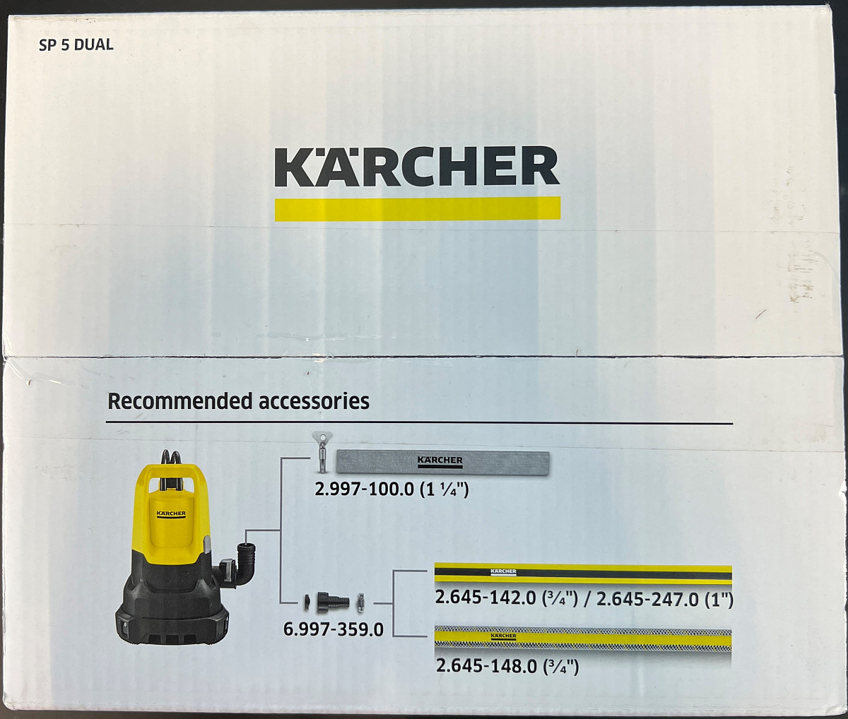 Погружной дренажный насос Karcher SP 5 Dual